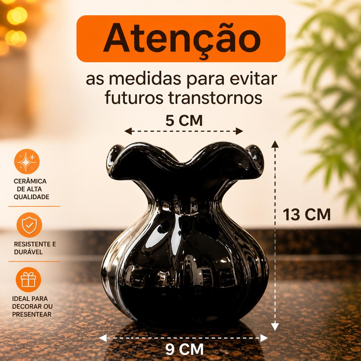 Vaso Murano Trouxinha em Cerâmica - Imagem 4